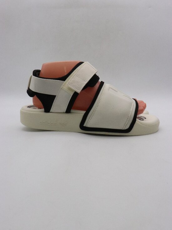 Adidas x Pharrell Hu Human Race Adilette 2.0 Men\'s Size 7 White Sandals GZ1891